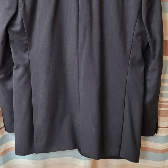 Marc Anthony Slim-Fit Shadow-Striped Wool jacket - Picture 8 of 14